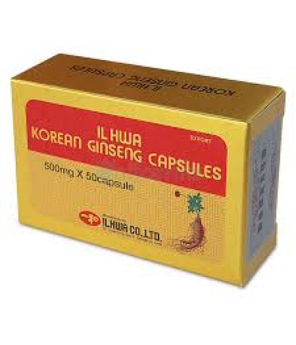 Ginseng Koreano 500mg - 50 Cápsulas